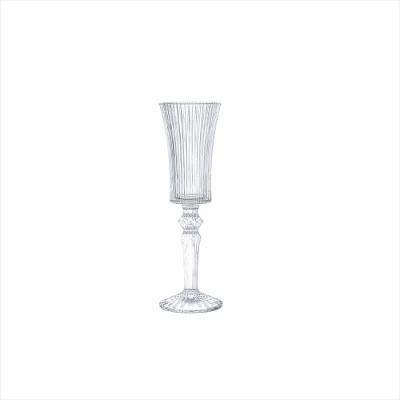 Taça Champanhe Vidro Graffiato 150Ml 6 Peças