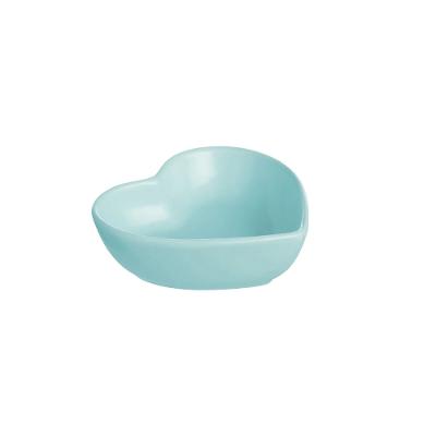 Petisqueira Coração Porcelana Azul 8cm Hauskraft