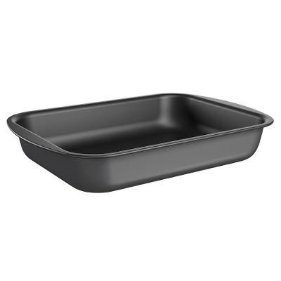 Assadeira Retangular Funda 39,5x28x6,6cm Grafite Brinox