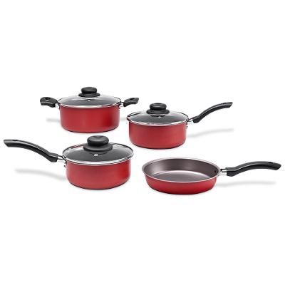 Conjunto Panelas 4 Peças Ruby Vermelho Brinox