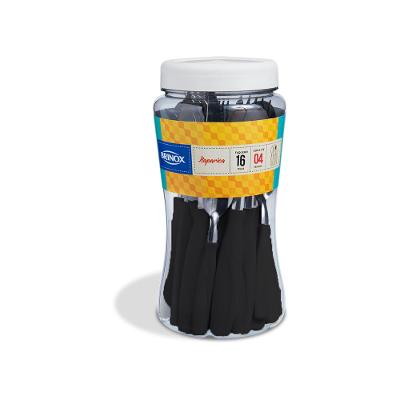 Faqueiro Itaparica 16 Peças Preto Pote Brinox