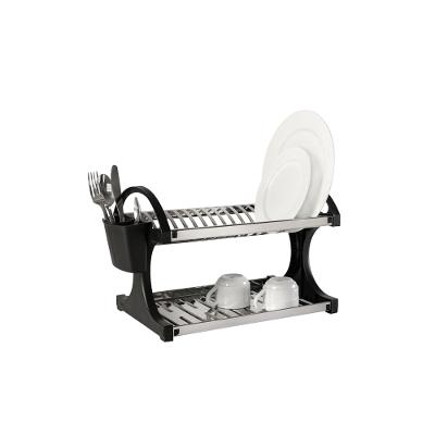 Escorredor 16 Pratos com Lateral Polipropileno Preto Brinox