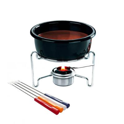 Conjunto para Fondue 7 Peças Chocolate Brinox