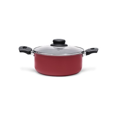Caçarola com Tampa 18x8cm 1,9L Ruby Vermelho Brinox