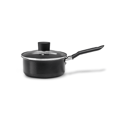 Panela com Tampa 20x9cm 2,5L Ebony Preto Brinox
