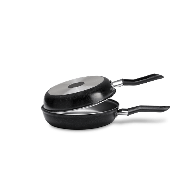 Omeleteira 14x7cm 0,4L Ebony Preto Brinox