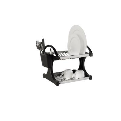 Escorredor 12 Pratos com Lateral Polipropileno Preto Brinox