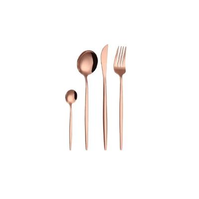 Faqueiro Dublin 8 Peças Rosé Gold Haus Concept