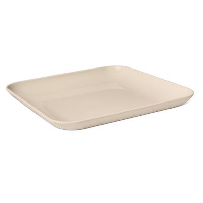 Travessa Quadrado Modern Creme 34,3x34,3x4,4cm Haus Concept