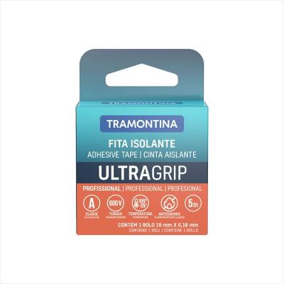Fita Isolante Classe A 0,18x19 mm Tramontina Preta 5 metros