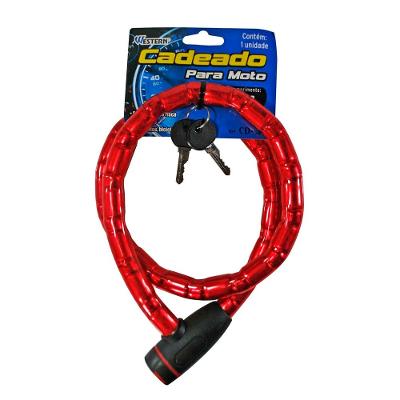 Cadeado Flexivel Moto 1Mx18Mm Western