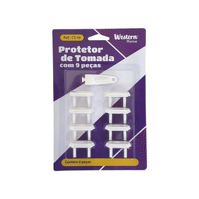 Protetor De Tomadas 9 Peças Western