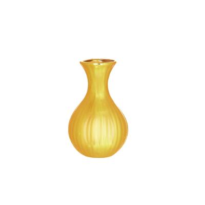 Vaso Bojudo Dourado 12 cm