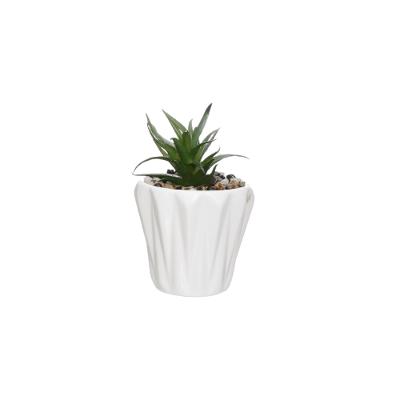 Vaso de Cerâmica Ninfeia Branco 6 cm