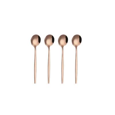 Colher De Chá Dublin 4 Peças Rosé Gold Haus Concept