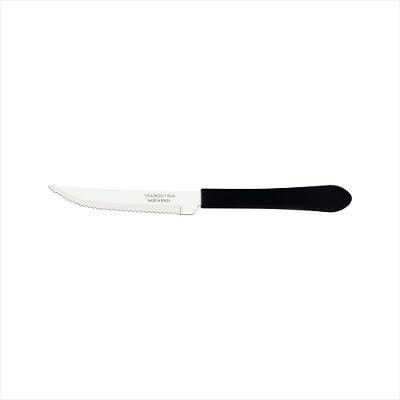 Faca Churrasco Inox 4 Leme Preta