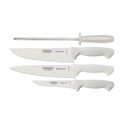 Jogo de Facas Churrasco Tramontina Inox com Cabo Polipropileno 4 Peças