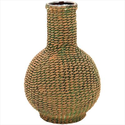 Vaso de Cerâmica Verde Sultan 39x26x26cm