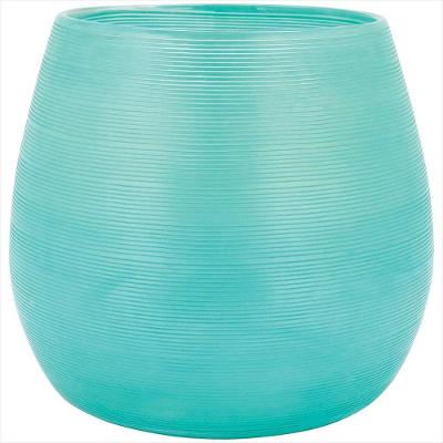 Vaso de Vidro Verde Juno 22x25x25cm
