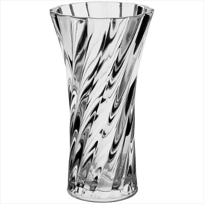Vaso de Vidro Transparente Misten 20x11x11cm