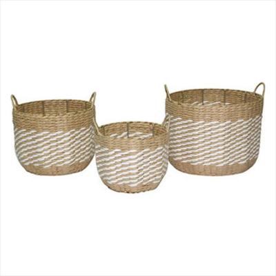 Cesta Fibra Natural Cangu 3 Peças - NH
