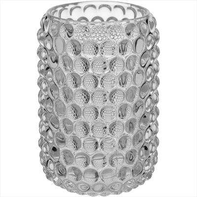 Castiçal Vidro Transparente 12x8x8cm - GS