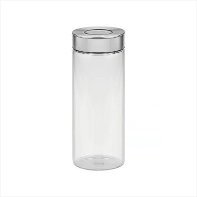Pote Vidro Tp.Aço Inox 1,8L Purezza