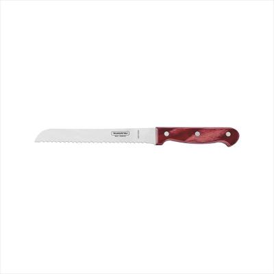 Faca Pao Inox 7 Polywood Verde