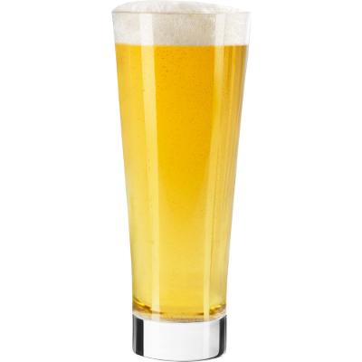 Copo Cerveja Vidro Transparente 390Ml Crisa Brooklyn 18x7x7 cm