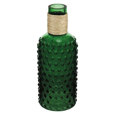 Garrafa Decorativa Vidro Verde Dijon 26X10X10Cm