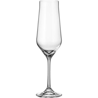 Taça Champanhe Bohemia Lida Cristal 220 ml 6 Peças