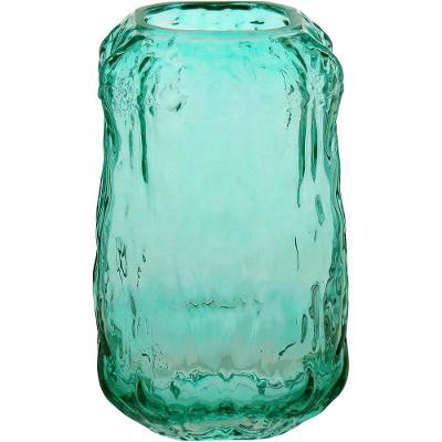 Vaso Vidro Verde 22 x 13 x 13 cm