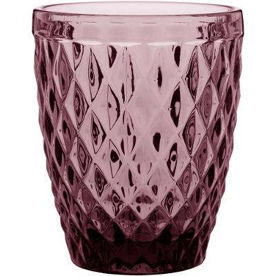 Copo Água Vidro Rosa 270 ml 6 Peças