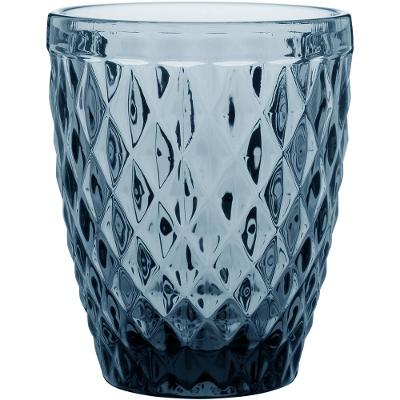 Copo Água Vidro Azul 270 ml 6 Peças