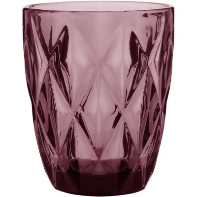 Copo Água Vidro Rosa 270 ml 6 Peças