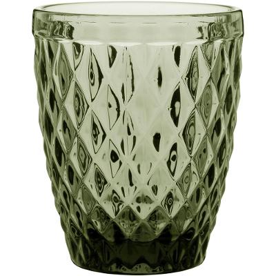 Copo Água Vidro Verde 270 ml 6 Peças