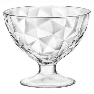 Taça Sobremesa Vidro 360ml Bormioli Rocco Diamond 10x12x12cm 6 Peças