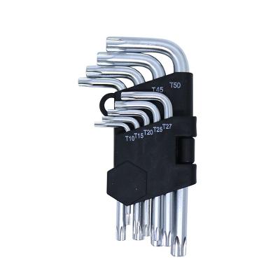 Chave Torx com Furo 9 Peças Western