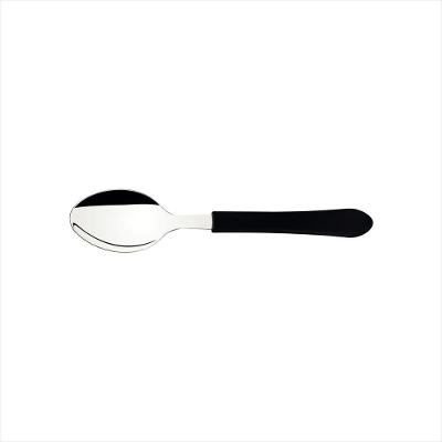 Colher Sobremesa Inox Leme Preta