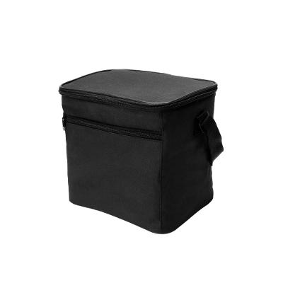 Bolsa Térmica Preta Em Polyester 600D/Peva - 27X20X25Cm Welf