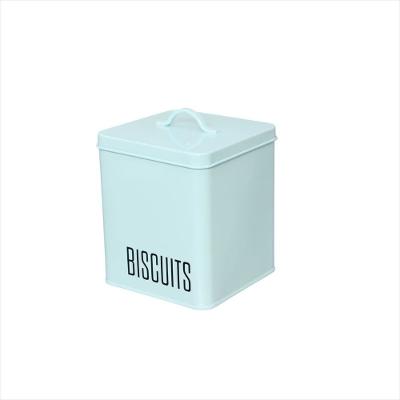 Pote Para Biscoito Quadrado De Aço Galvanizado Silky 3,1 L