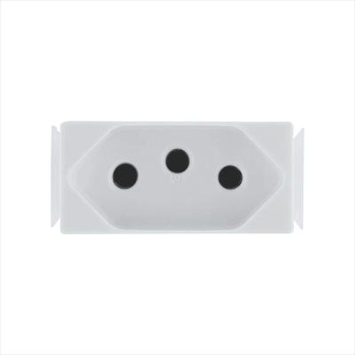 Tomada 2P+T  20A/250V Aria Branco