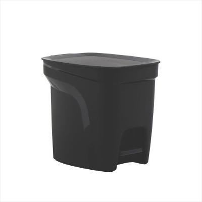 Lixeira Compact Preta 7 L Tramontina