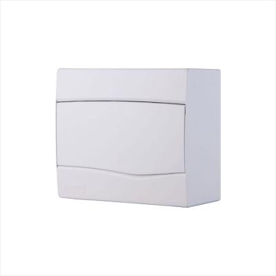 Quadro de Distribuição de Sobrepor 9 DIN ou 6 NEMA Tramontina com Porta Branca