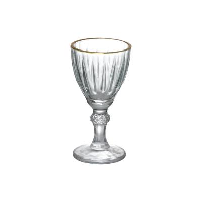 Taça Licor Dominic Hauskraft Vidro Borda Dourada 55 ml 6 Peças