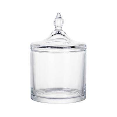 Potiche Decorativo De Vidro Amarelo 15,5cm - Hauskraft