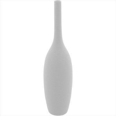 Vaso de Cerâmica 38x9x9 cm Branco