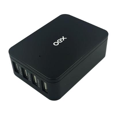Carregador De Tomada 4 Portas Usb OEX Cg400 - Cabo 1.2