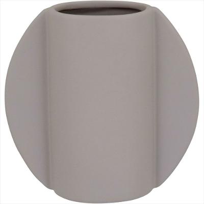 Vaso de Cerâmica 17x17x17 cm Bege