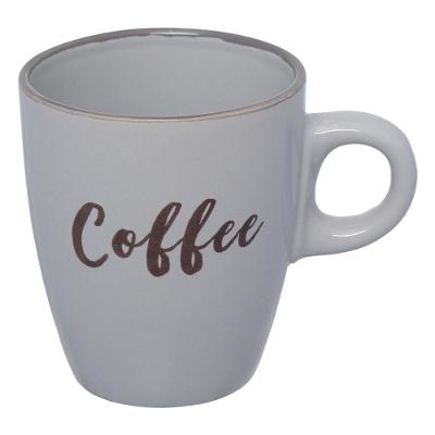 Caneca Cerâmica Rustic Hauskraft Cinza 200 ml